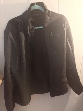 Spyder Men's Black Hybrid Insulated Jacket